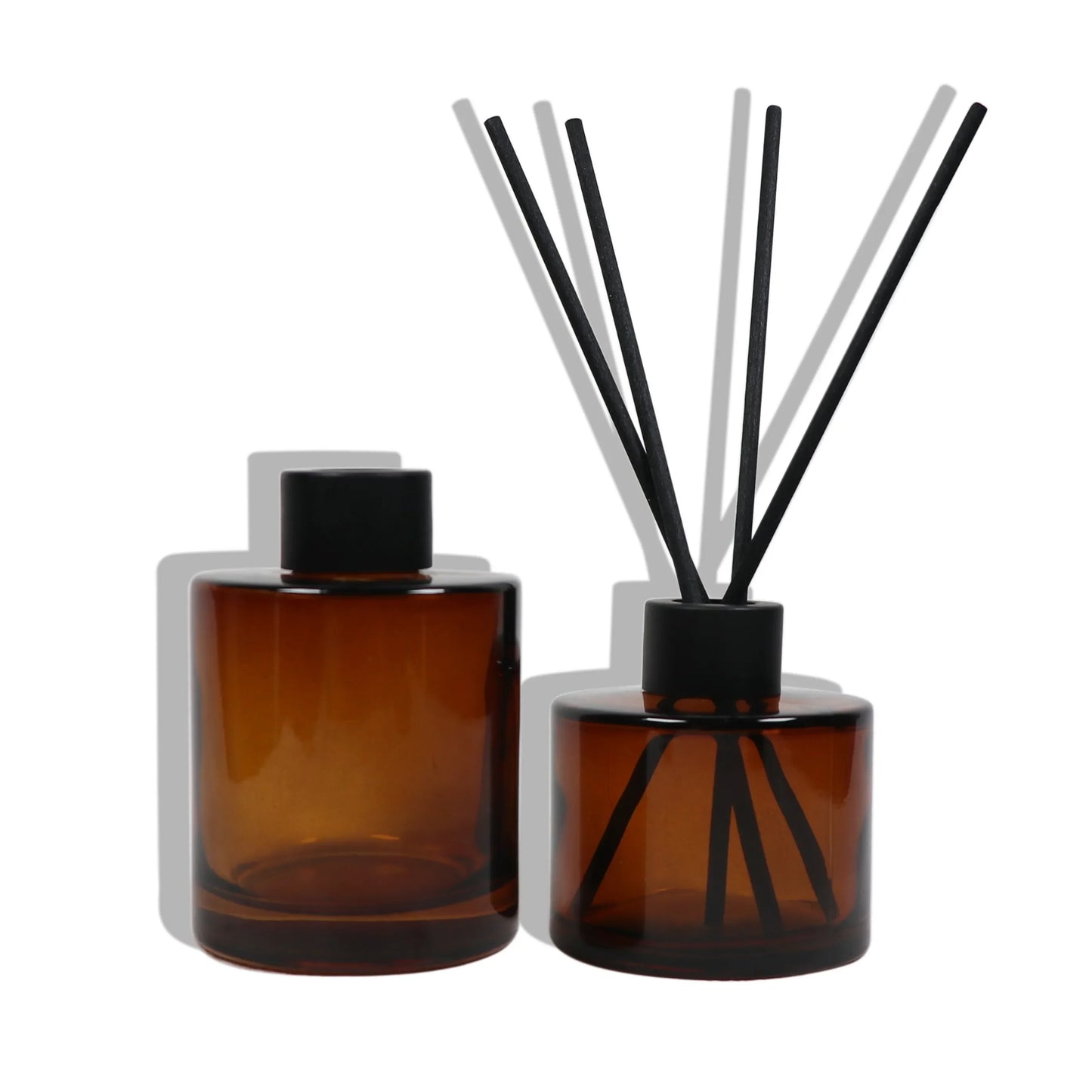 Wholesale Car Fragrance Glass Aromatherapy Bottle Hotel Bathroom Reed Diffuser Bottle 150ml for Aromatherapy