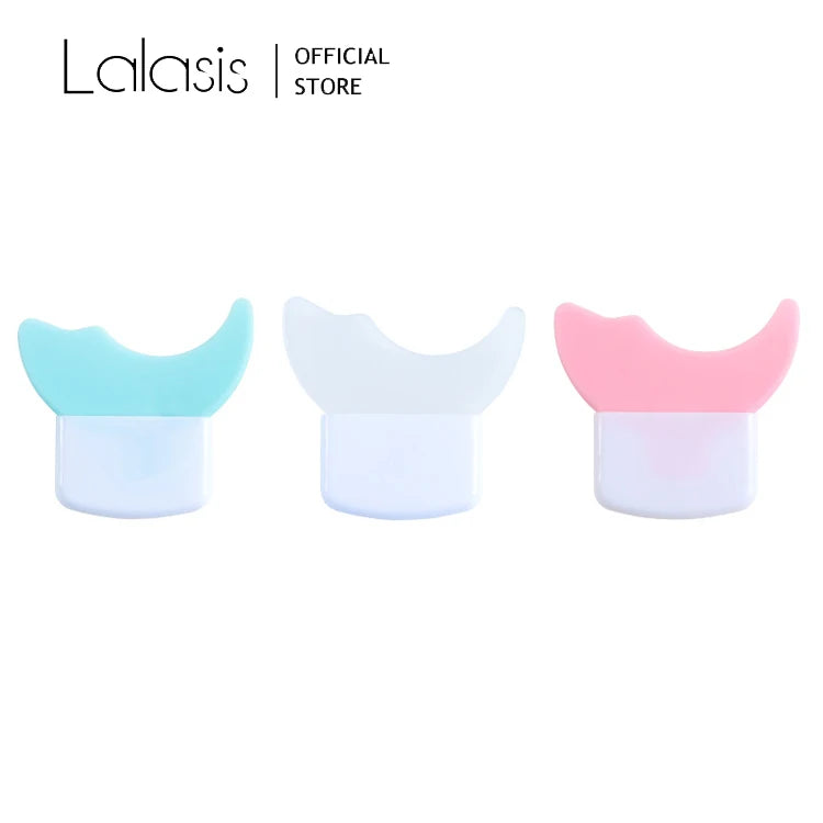 Lalasis Custom logo Silicone Draw Eyeliner Guide Makeup Tool Mini Guard Applicator Reusable Eyelash Guide Prevent Eyeliner To