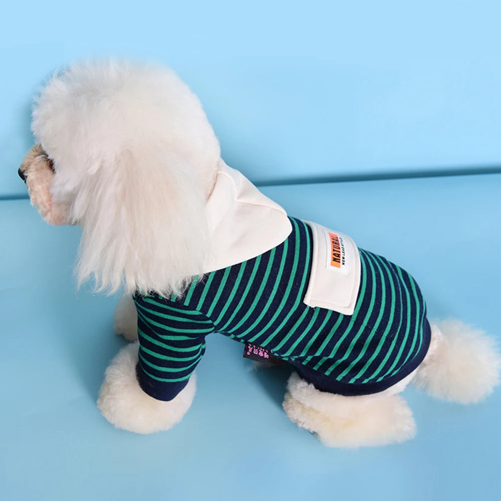 Designer Polyester Sweatshirt Pet Dog Hoodie for Medium Dogs Modern Solid Style Customized Design Outdoor Use Summer Spring