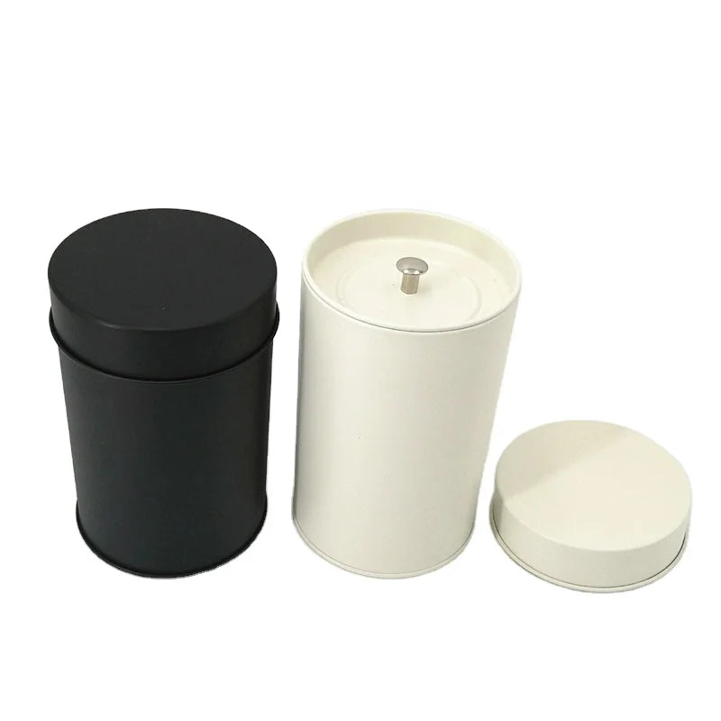 Eco-Friendly Round Metal Tin Box Wholesales Customized Printing for Tea or Food Use for Food Cans Category Metal Genre