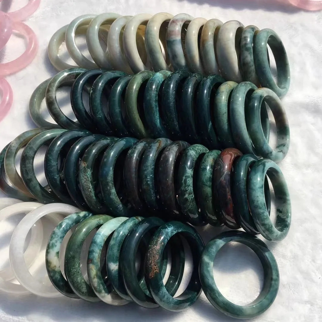 Wholesale Natural Crystal Crafts Quartz Crystal Bracelets Handmade Gemstones Rose Quartz Bracelets for Decoration