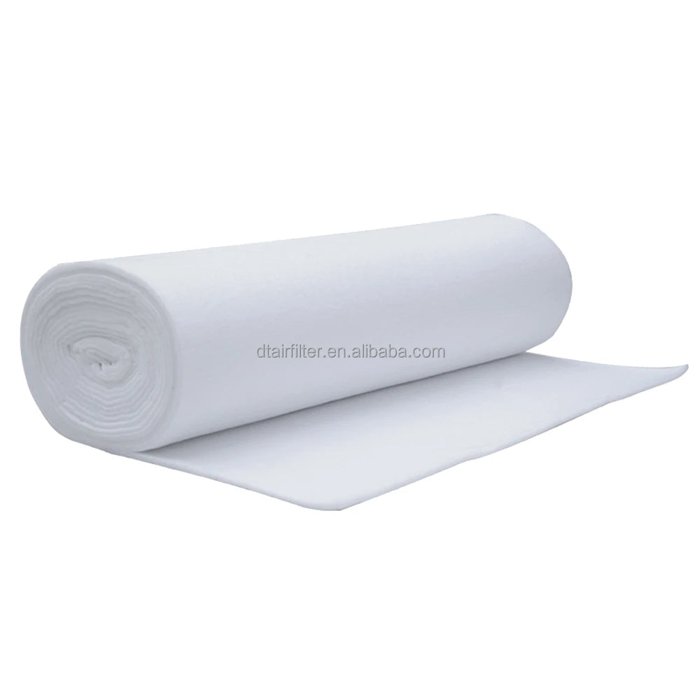 Powerful Manufacturer Customized Size Filtration Equipment Air Filter Media White Primary Effect Ceiling Filter Cotton