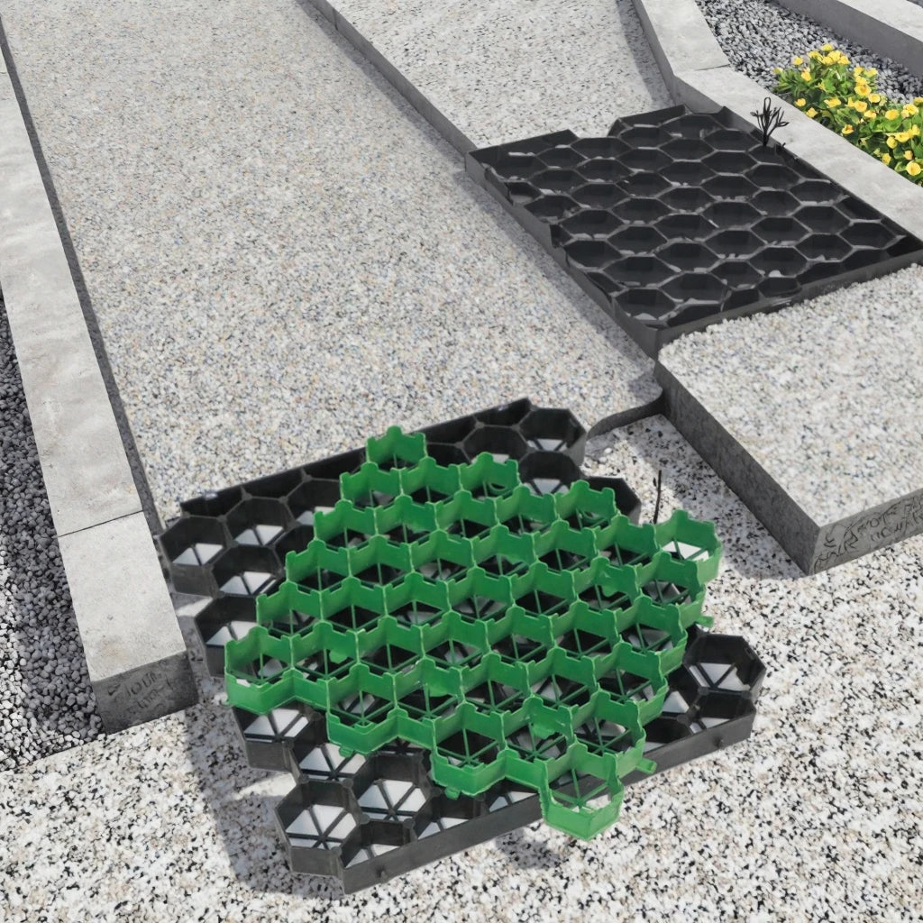 Paver Grass Grid Plastic Driveway Grid Permeable Grass Pavers Hdpe Gravel Grid and Grass Pavers for Lawn Driveway