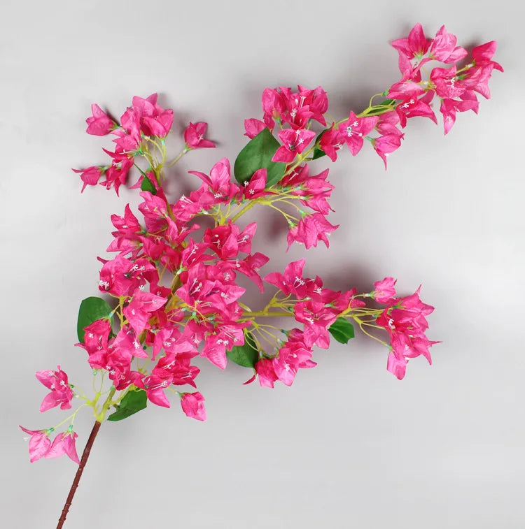 H-397 Decoration Flowers Silk Bougainvillea Speetabilis Long Branches for Wedding Home