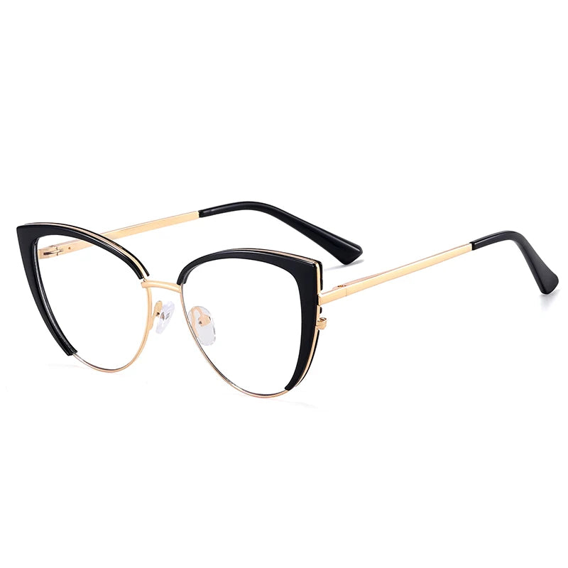 MS 81103 2024 New Women Eyewear Glasses TR90+Metal Optical Blue Light Blocker Eyeglasses Colorful Design Shipping Agent