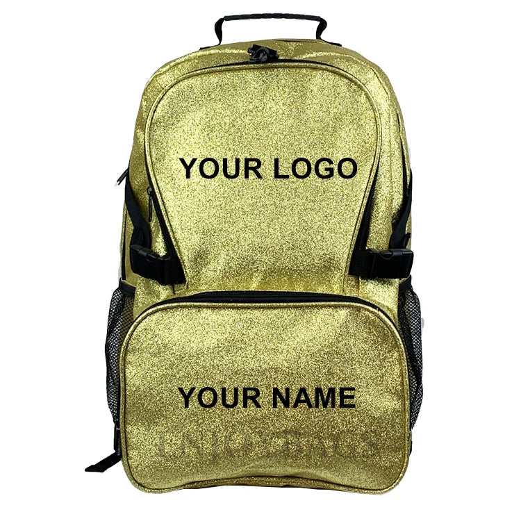 Fashion Waterproof Anti-Theft Polyester External Frame Backpack Diamond Lattice Pattern Arcuate Shoulder Strap Zipper Closure