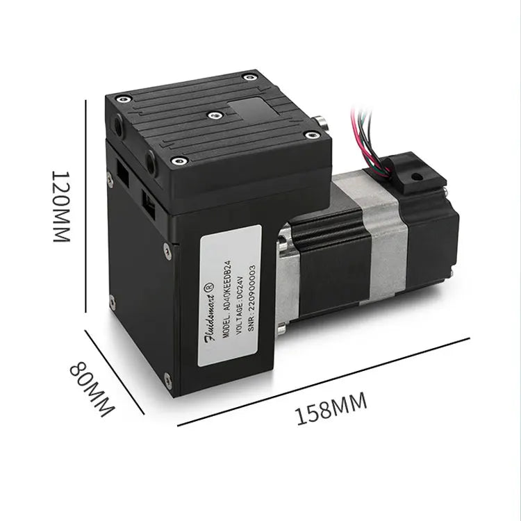 Electric Mini Vacuum Pump Micro Self-priming Pump 40 LPM Anti-corrosion PTFE Silent Brushless Micro Air Pump