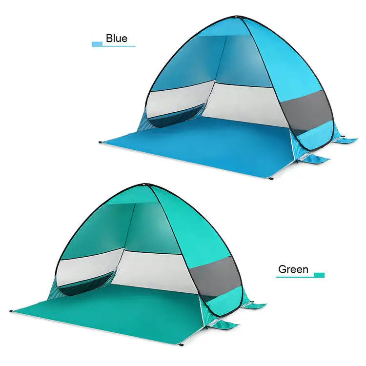 Ultra-Light Quick Pop Shade Beach Tent Portable Folding Family Camping Shelter for Travel Picnics & Beach Days