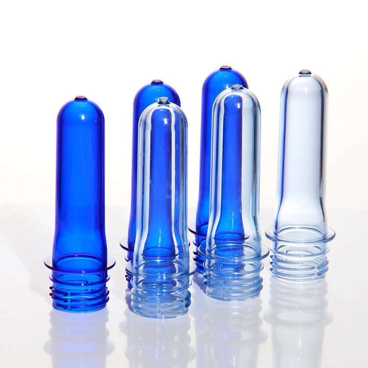 Wholesale 28mm PCO 1881 1810 Blue Plastic Preform Mineral Water Bottle Blowing Preform