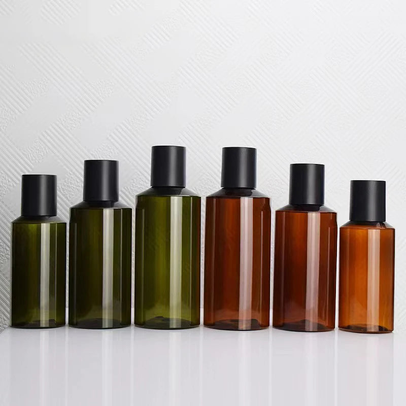 from Stock 100ml 150ml 200ml 280ml PET Toner Lotion Squeeze Bottle for Shampoo Conditioner Screen Printing Surface Handling