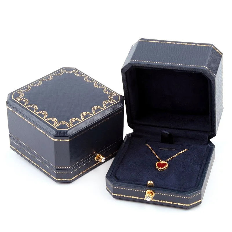 Eco-Friendly Custom Logo Paper Jewelry Box for Necklace Ring Wholesale