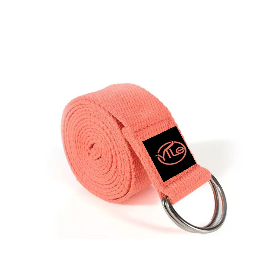 Exercise Equipment New Multi Colors Adjustable Belt Sport Yoga Stretch Strap D Ring Belt Gym Waist Belt