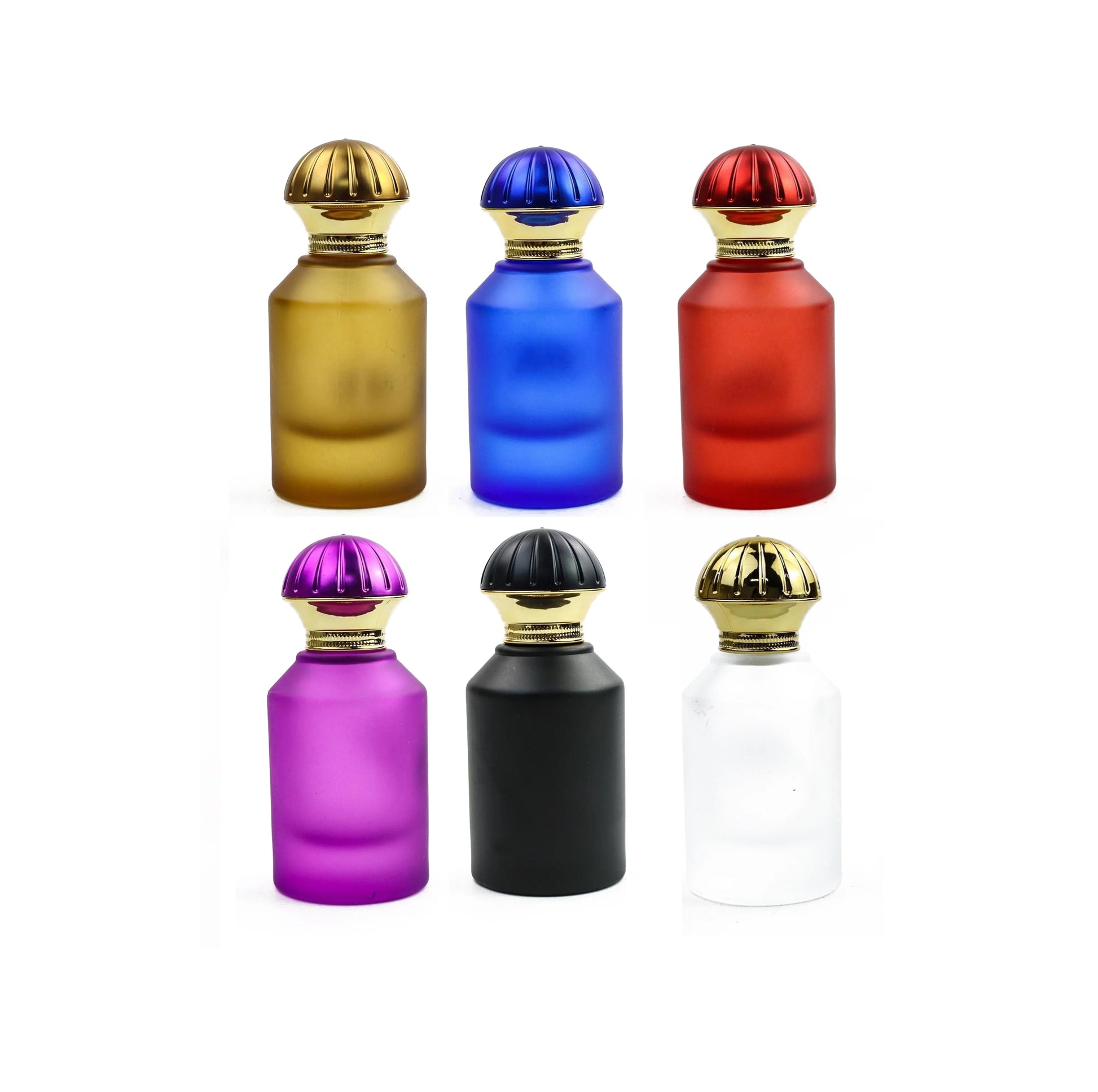 30ml 50ml Luxury Perfume Spray Bottle  Colored Glass Bottle  Frosted Glass Perfume Spray Bottle