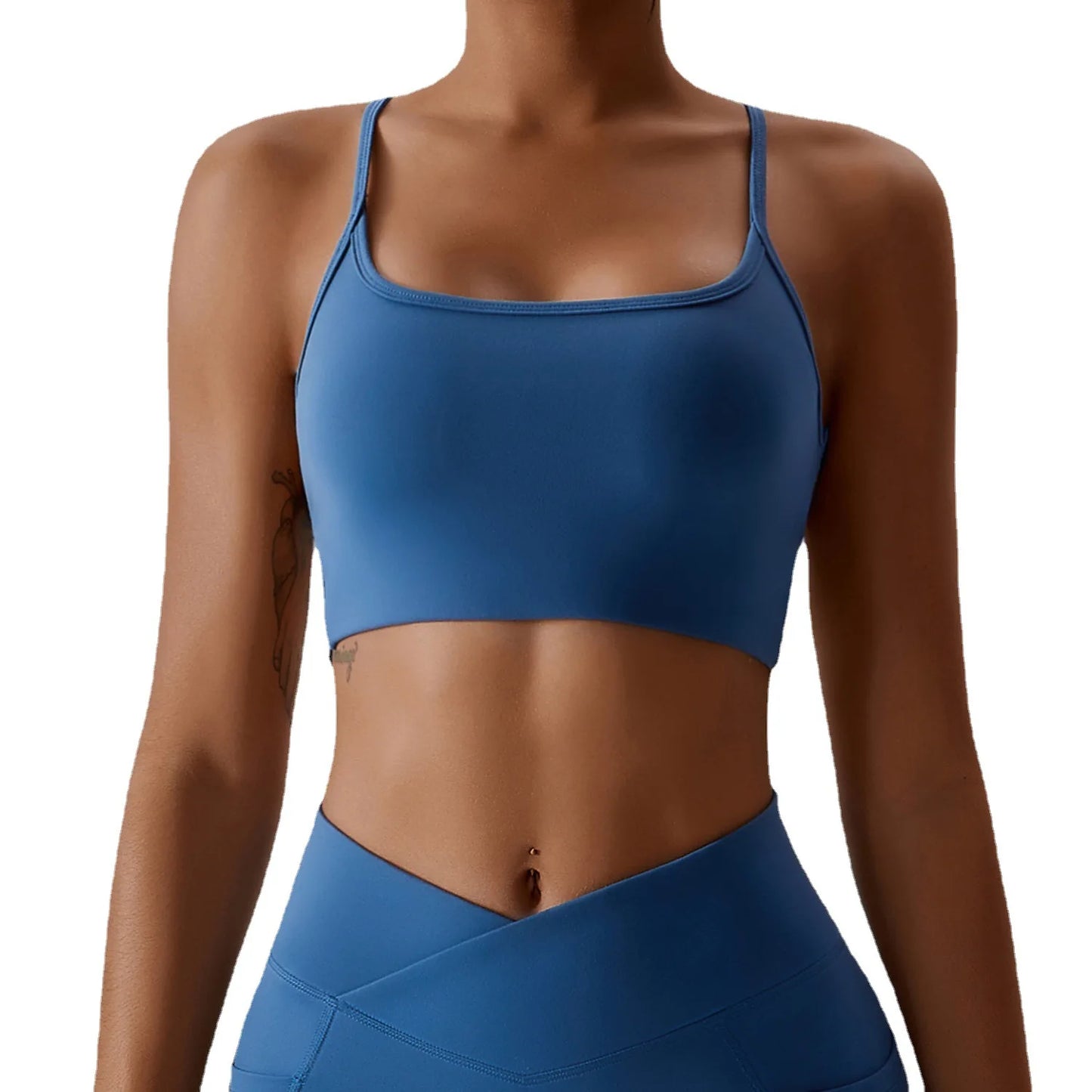 Professional Customized High End Quality Women Fitness Gym Stretch Vest Running Athletic Sports Backless tank Tops Bra