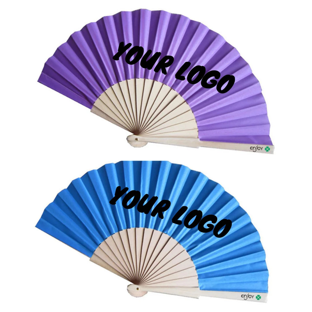 23 cm Wholesale Chinese Factory Wood Folding Hand Fan Paper and Fabric Japanese Natural Wood Fans