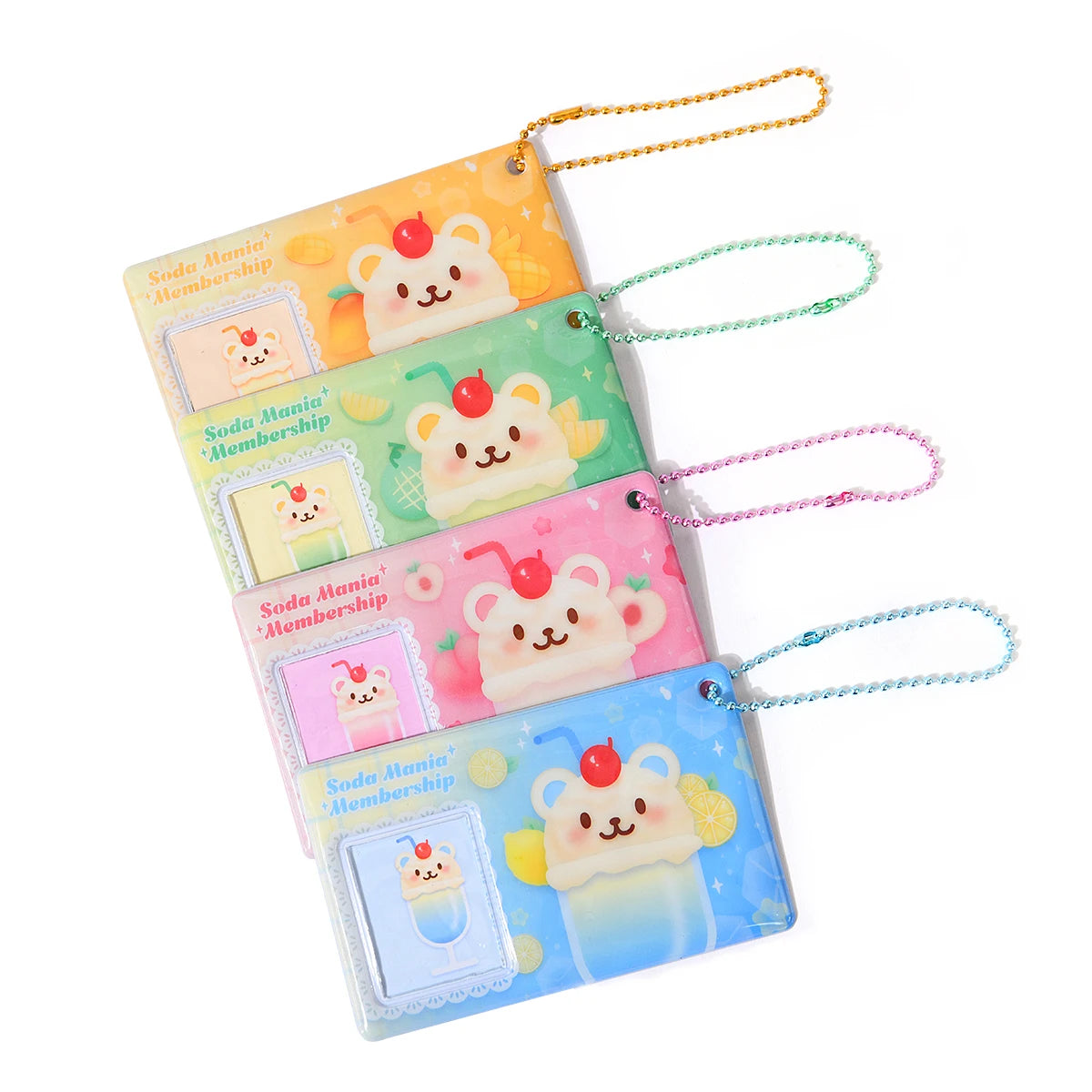 2024 New Cute Cartoon-Design PVC Wallet Blank ID Card and Photocard Holder for Personal or Business Use Card Holders Genre