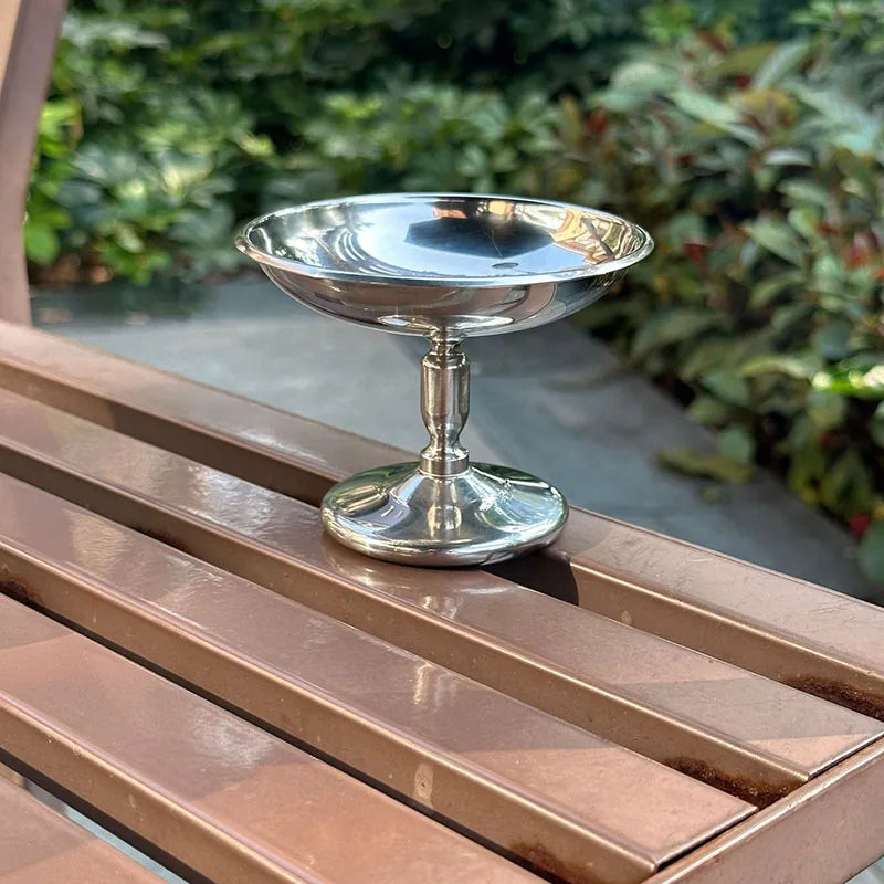 Ins Wholesale Vintage Stainless Steel Goblet Creative Ice Cream Stainless Steel Dessert Cup