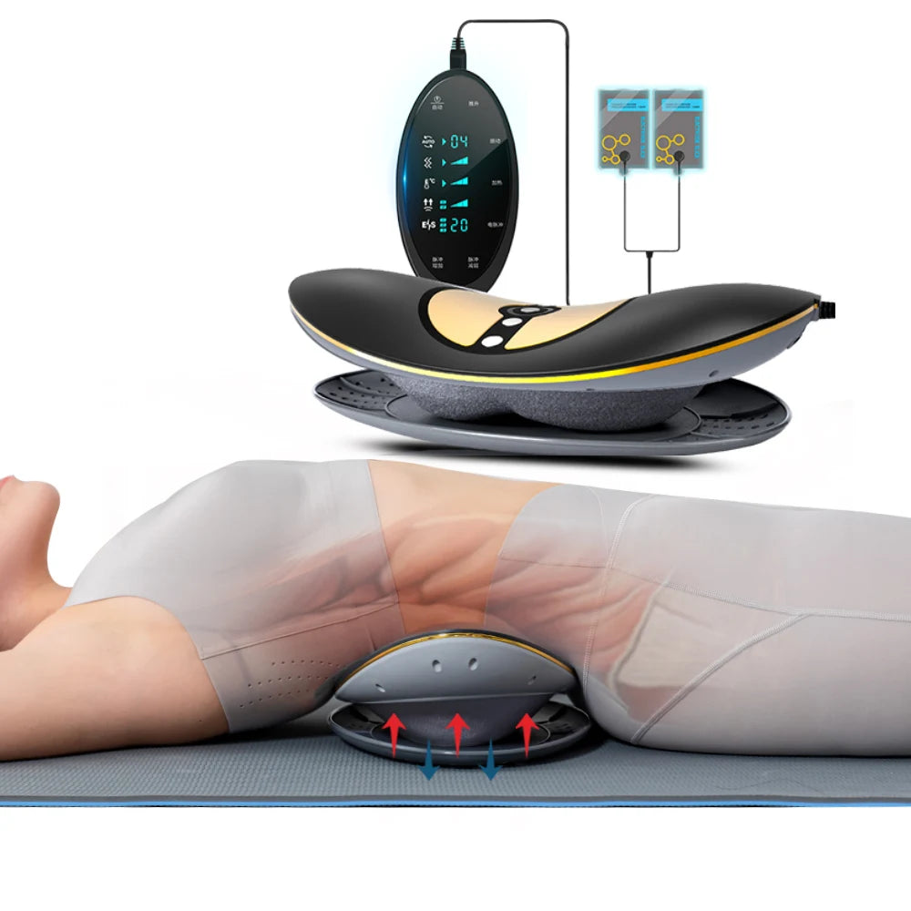 ALPHAY Physiotherapy Traction Device Electric Lower Back Massager for Reciprocating Lumbar Traction