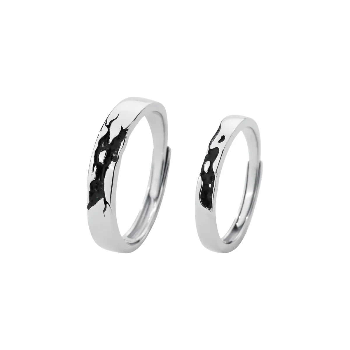 Couple Ring S925 Sterling Silver Lover Niche Design Senior Sense Memorial Gift for Male Female Friends Oem Unisex Gemstone Ri