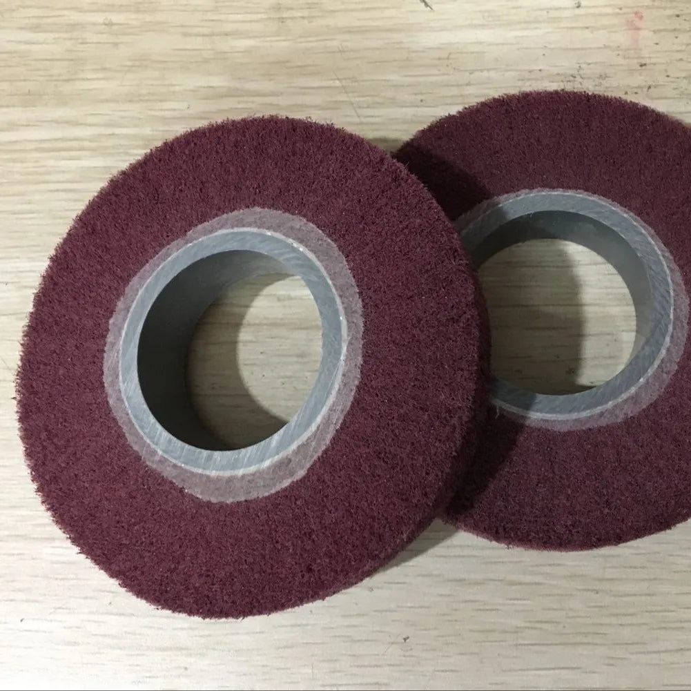 PMS 125*20*50mm 7447 Red Scouring Pad Polishing Wheel Flying Wing Wheel