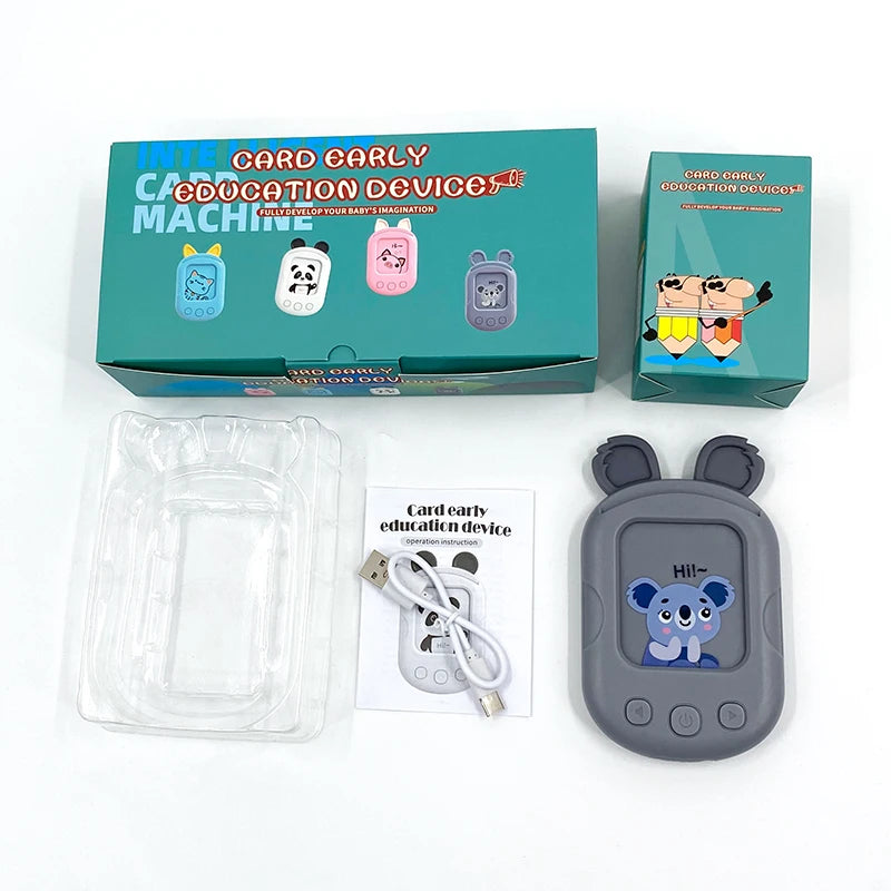 Talking Animals Flash Card Reader Set Wholesale Deal on 4 Units for Teaching Vocabulary & Matching Objects with Words