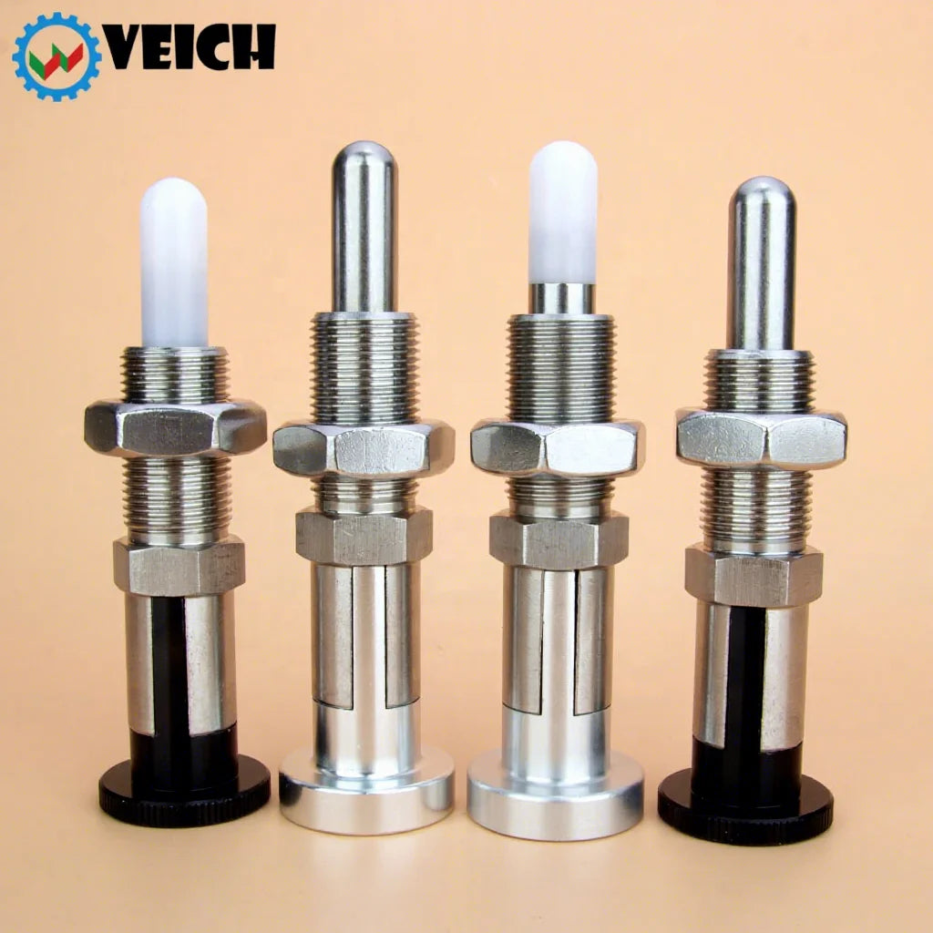 VEICH Factory Good Quality M20*1.5 Fine Thread Stainless Steel Self-Locking Retractable Spring Loaded Index Plunger Pin Locat