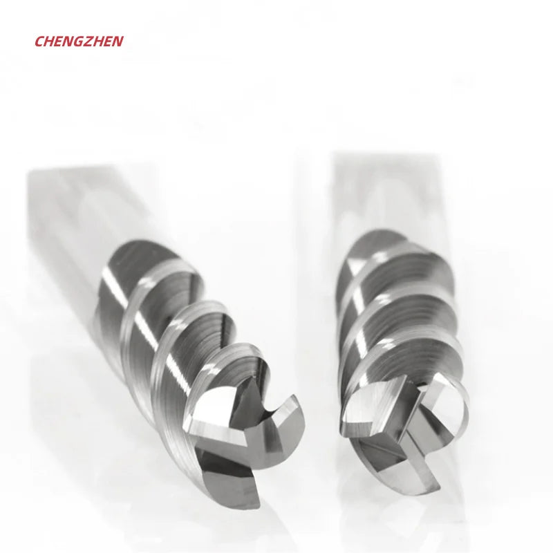 HRC55 3-Flute Corner Radius End Mill - Tungsten Cobalt Alloy 10MM Cutting Edge CNC Milling Cutter RoHS