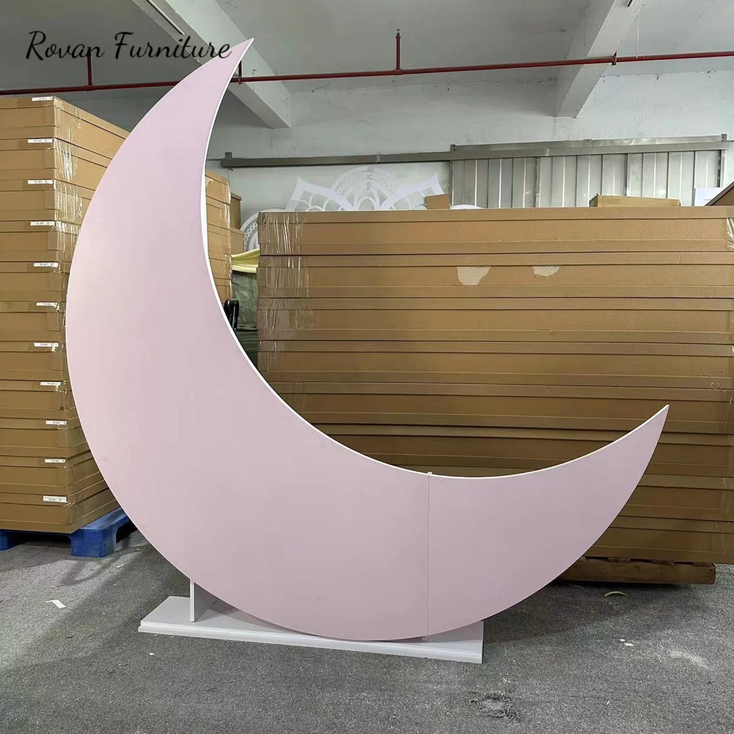 Wholesale Price Popular Creative Background Wall Moon Art Decoration for Events Used