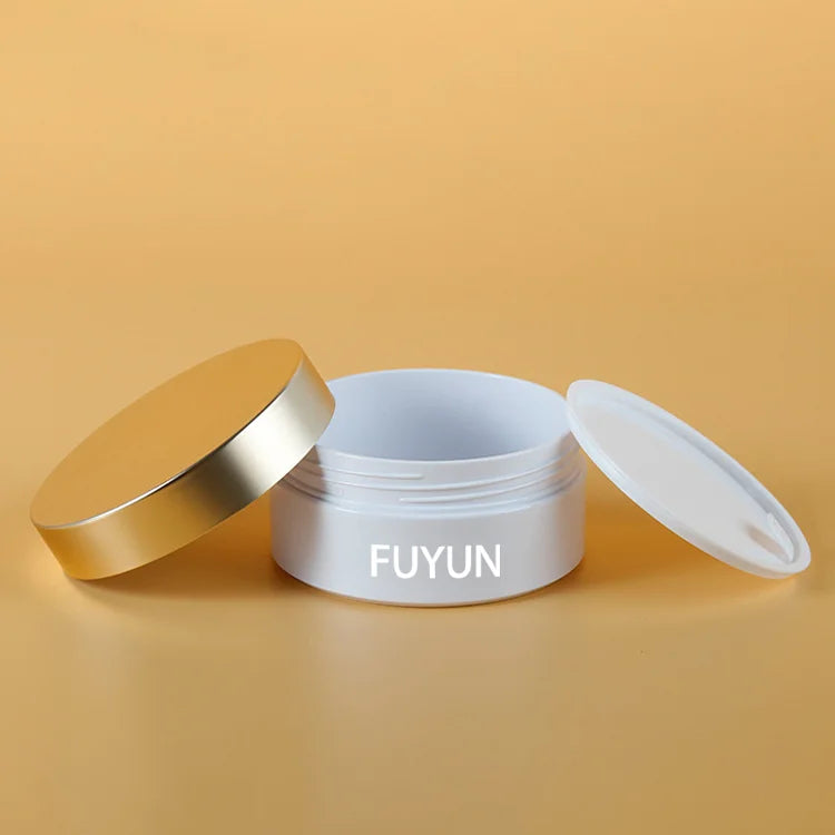 Customizable Factory 70g Thick Wall PET Cosmetic Cream Bottle White Wide Mouth Eye Cream Dispenser Jar Skin Care Lotions