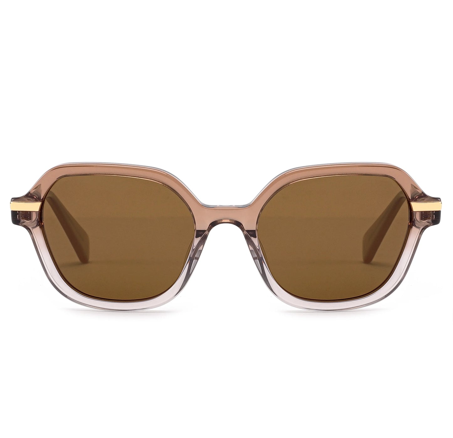2024 Personalized Oval Polarized TAC Acetate Sunglasses Hot Selling Custom Branded New Trendy Bright Colors Transparent