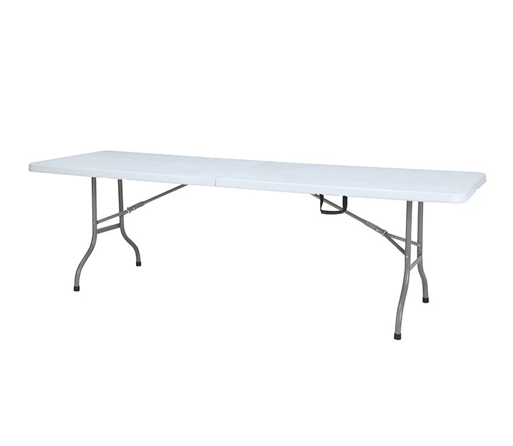 Wholesale Cheap Durable  Party Tables 8ft  HDPE Plastic  Folding Table for Outdoor Parties