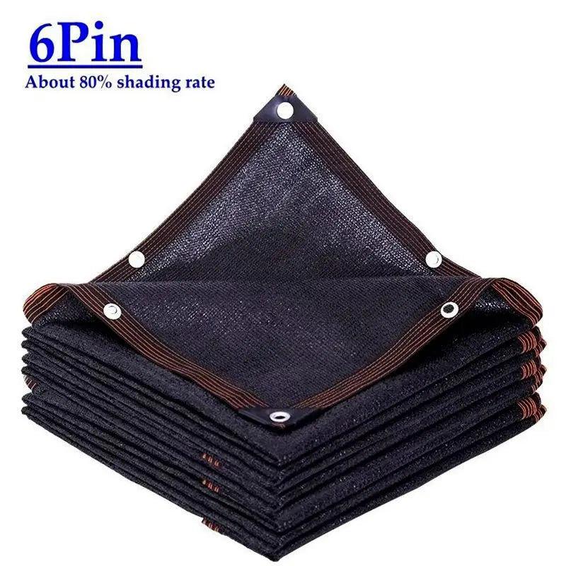 6 Pin 2mx3m Shading Outdoor Sun Shade Net Garden Pergola Sunshade Nets Succulent Plant Sun Shelter Car Shed HDPE Canopy Awnin