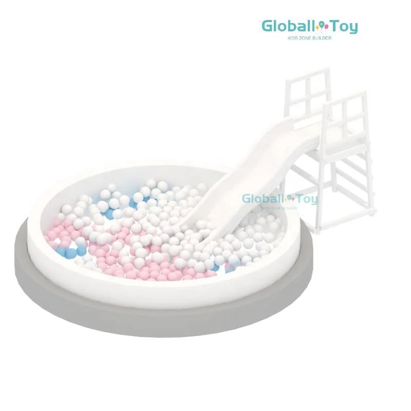 Hot Sale Soft Play Ball Pit with Slide Soft Play Equipment Colorful Soft Play Set for Kids Party