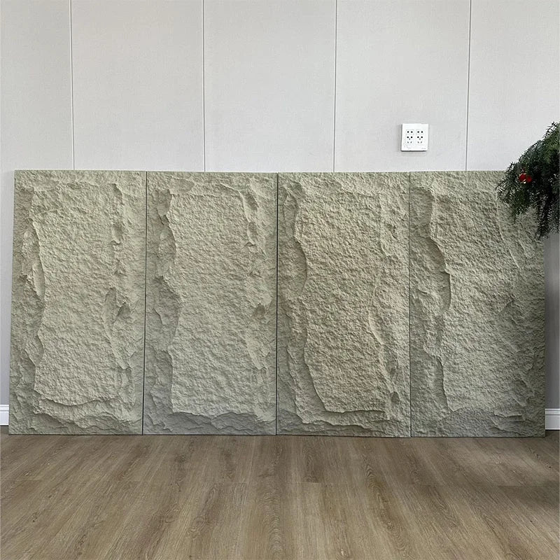 Pu Culture Stone 3d Decoration Pu Stone Wall Panel Available Indoors and Outdoors Background Wall Stone Skin