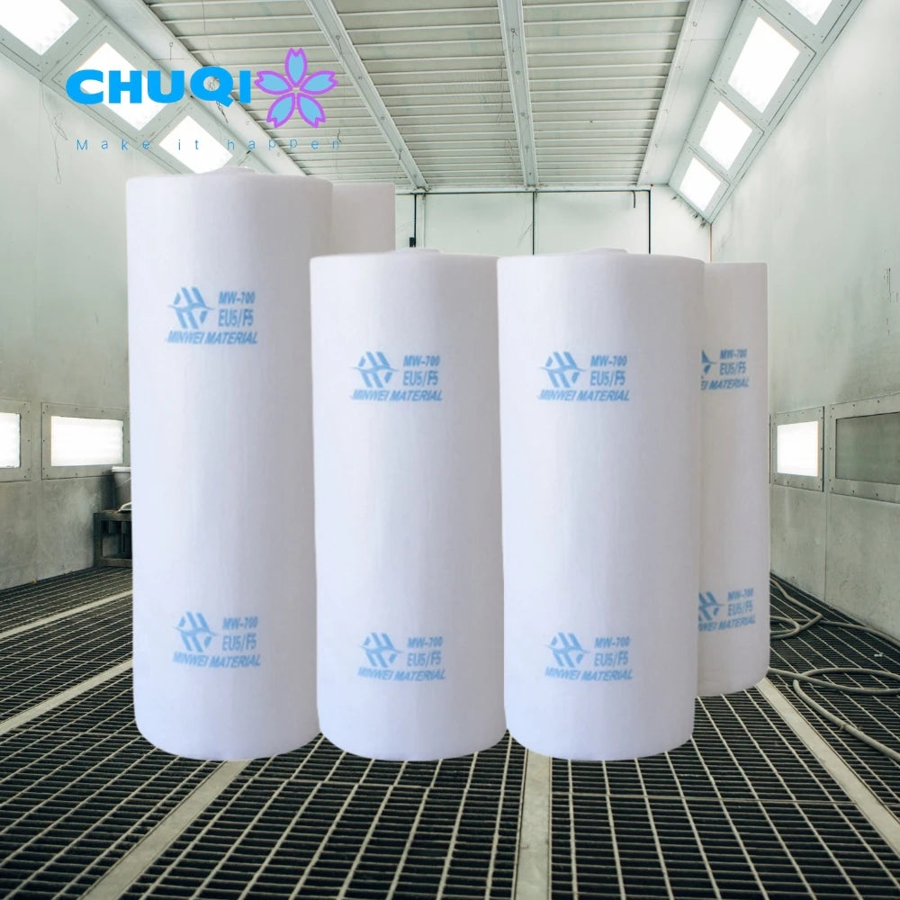 Custom Panel Paint Booth Filter Media Rolls for Ventilation System New Synthetic Fiber Spray Booth Ceiling Filter Air Filter
