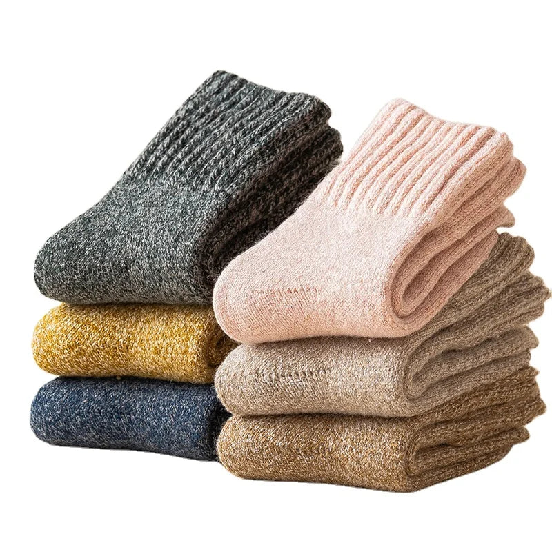 Winter Warm Terry Cushion Socks for Men Women