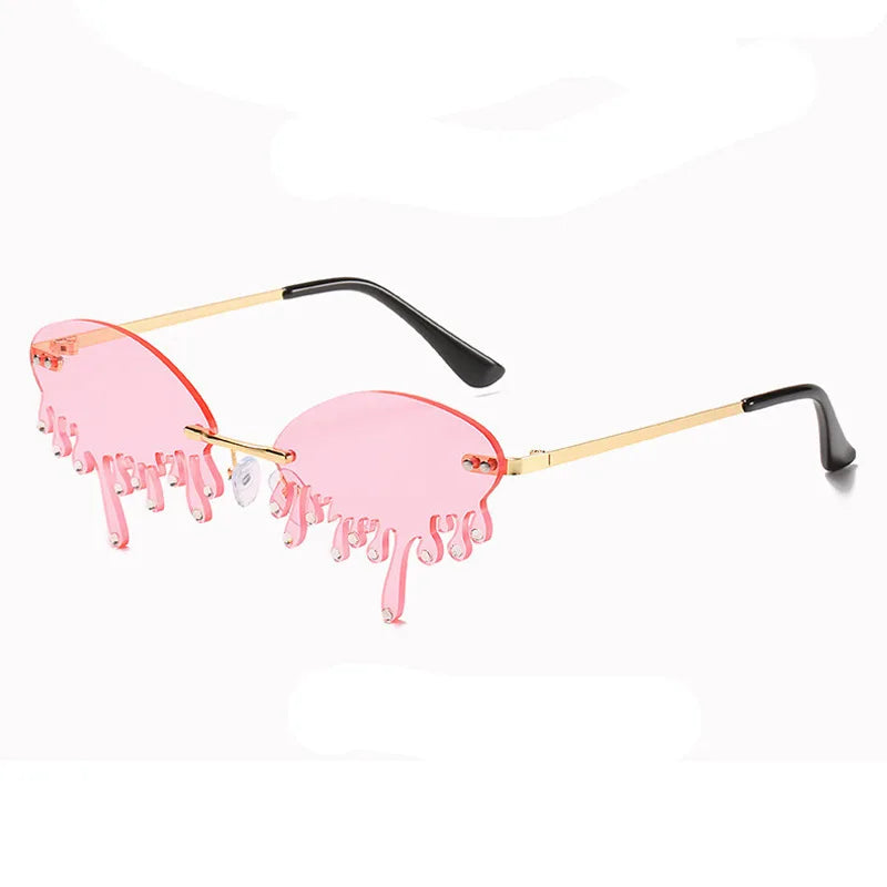 Sunglasses Teardrop Sunglasses Female Funny Dance Europe and the United States Cross-border Trend Wind Sunglasses Wholesale