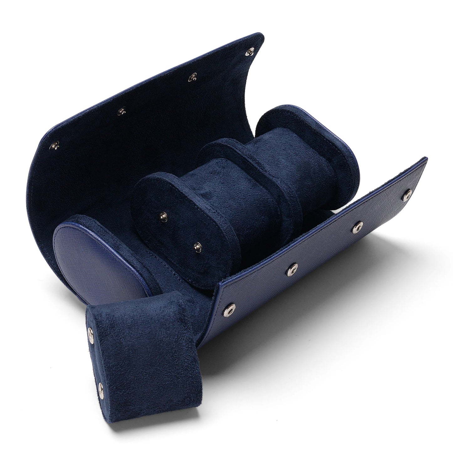 PU Leather Watch Travel Roll Protective Case 3 Slots Custom Design for Men Women Gift Ready Fashion Watches Organizer