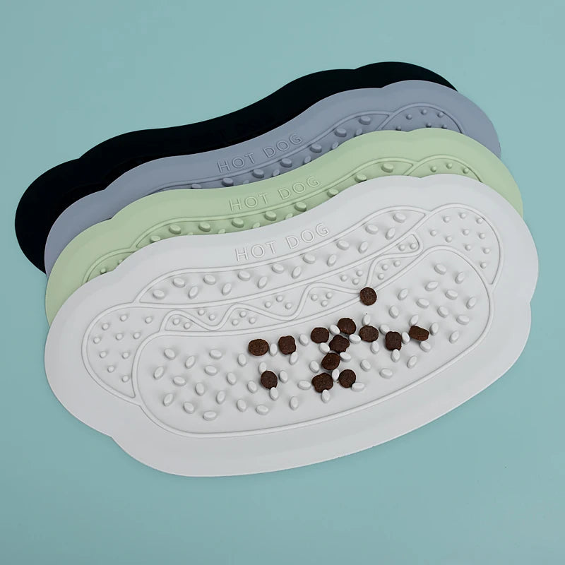 Silicone Pet Feeding Mat Food Grade Bpa Free Dog Lick Mat Pad Slow Feeder With Great Suction Cups Anxiety Relief for Bathing