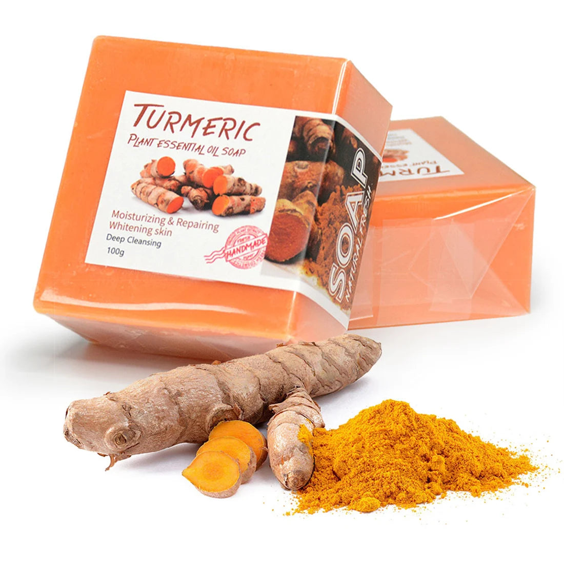 Private Label Organic Soap Bath Skin Whitening Turmeric Soap