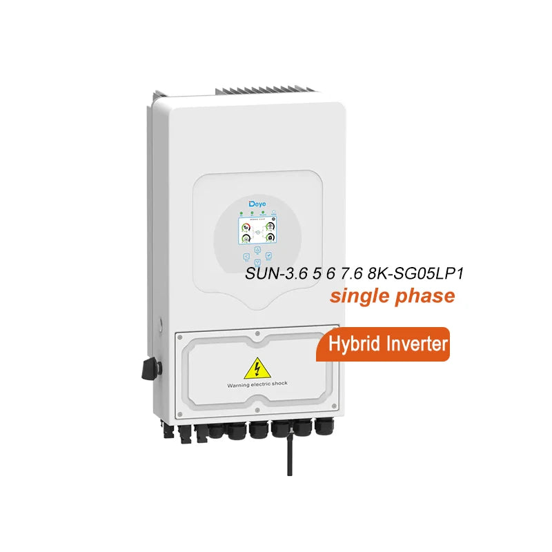 Deye SUN-3/3.6/5/6K-SG04LP1 Solar Inverter 6kw Hybrid Inverter Single Phase 3kva 6kva for Solar Inverter Solar Home System