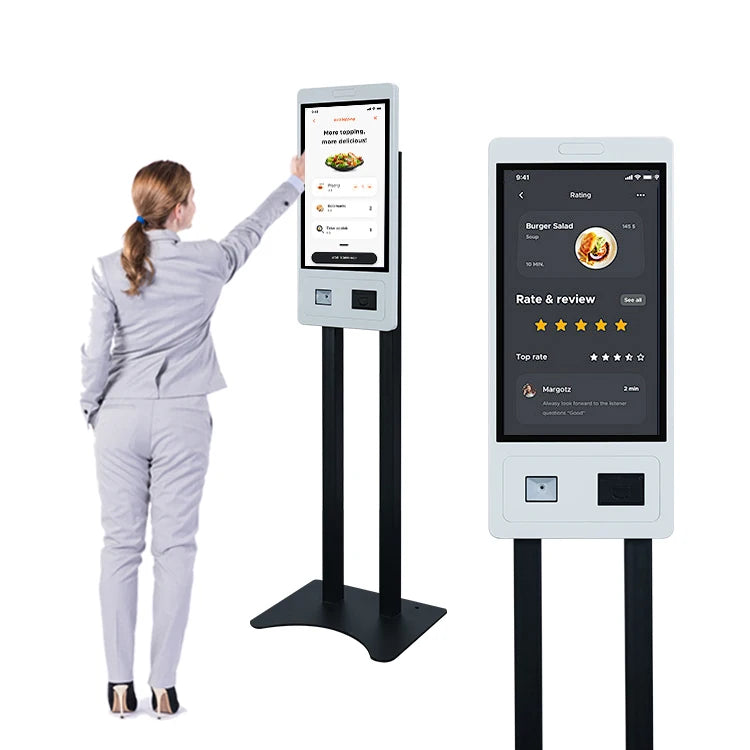 Modern 21.5 Inch Touchscreen Self Service Payment Terminal Kiosk