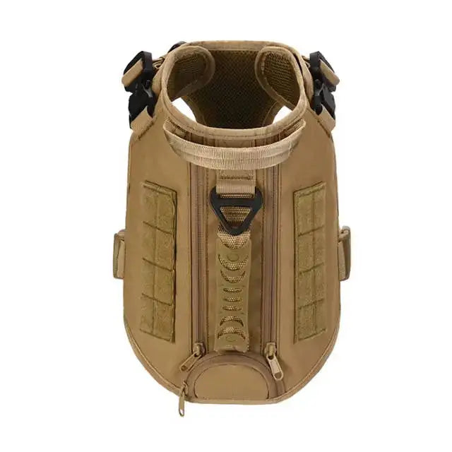 Durable Pet Tactical Vest Dog Cooling Coat Heavy Duty Outdoor Pet Training Chest Dog Harness and Leashes
