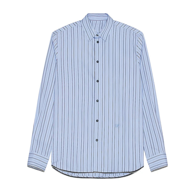 OEM High Street Wear Plus Size Long Sleeve Poplin Zip Round Casual Shirts Men 100% Cotton Breathable Anti-Wrinkle Woven Sprin