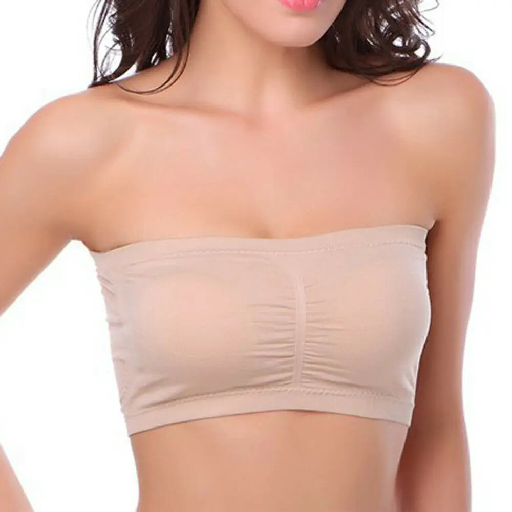 Best Selling Summer Use Cheap Lady Removable Pads off Shoulder Invisible Plus Size Bra