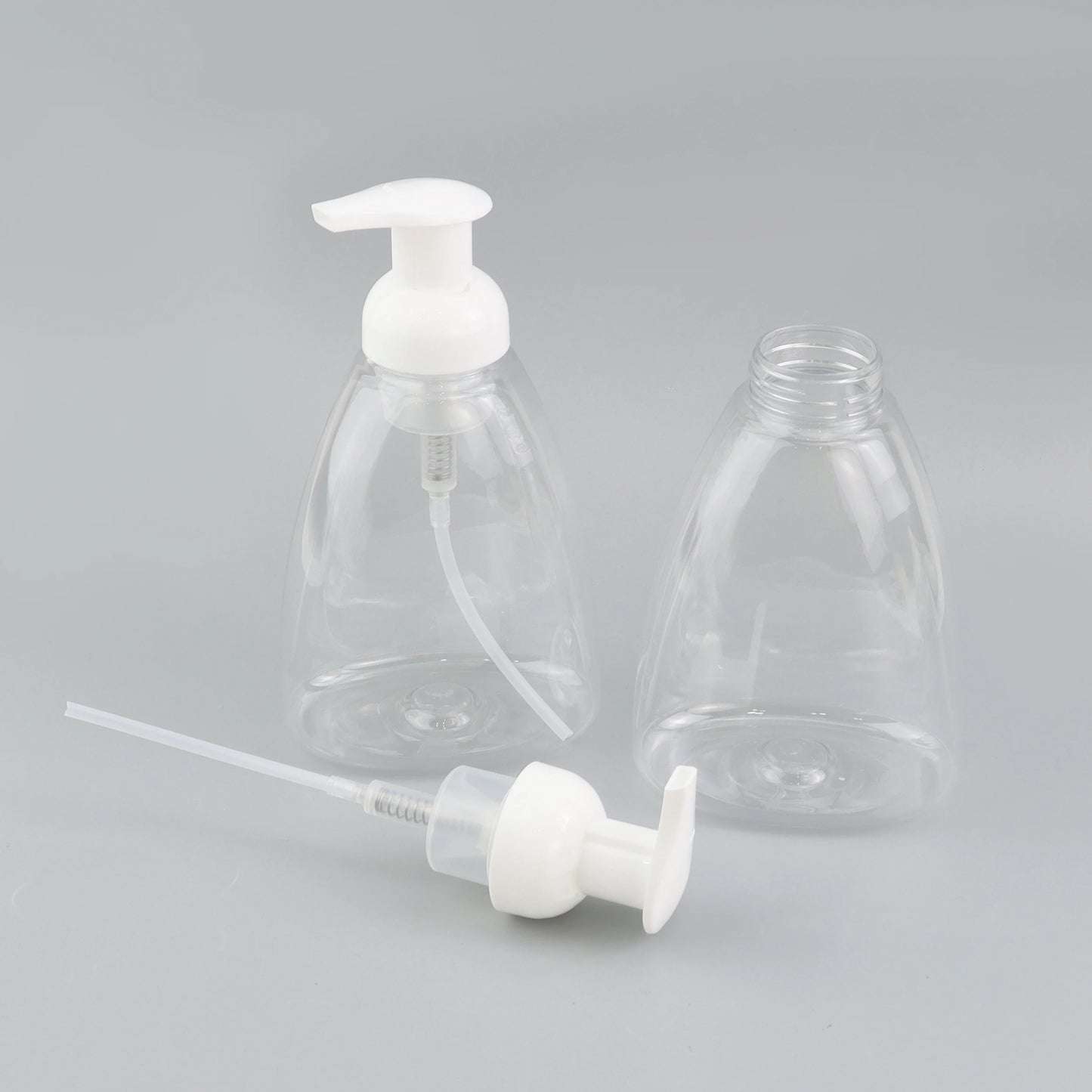 500ml PET Plastic HandWash Container Hand Wash Foam Soap Pump Dispenser Bottles With Refillable Liquid