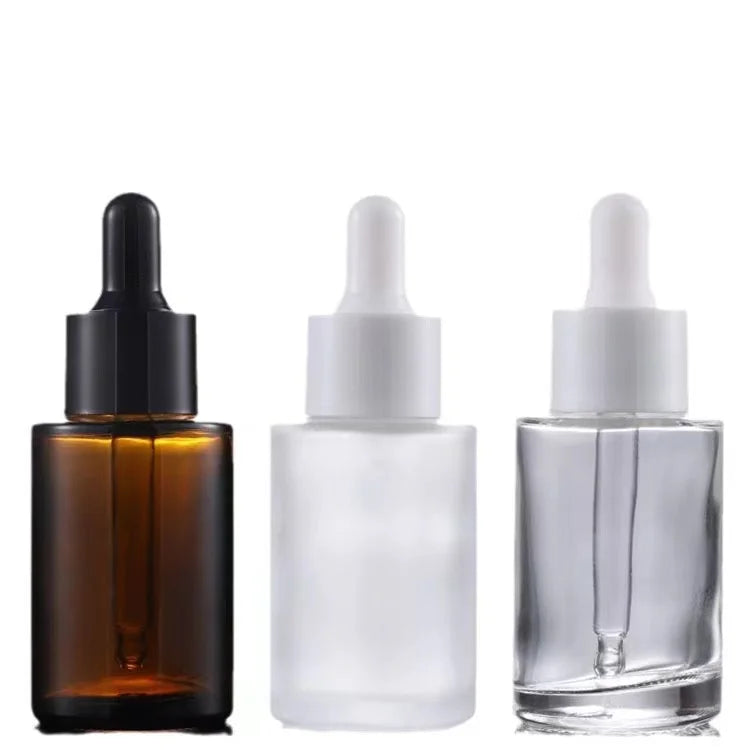 2024 Hot Selling New Arrival Skincare Glass Bottle  60ml  Cylinder Glass Perfume  Bottle Empty for Serum Essential Oil