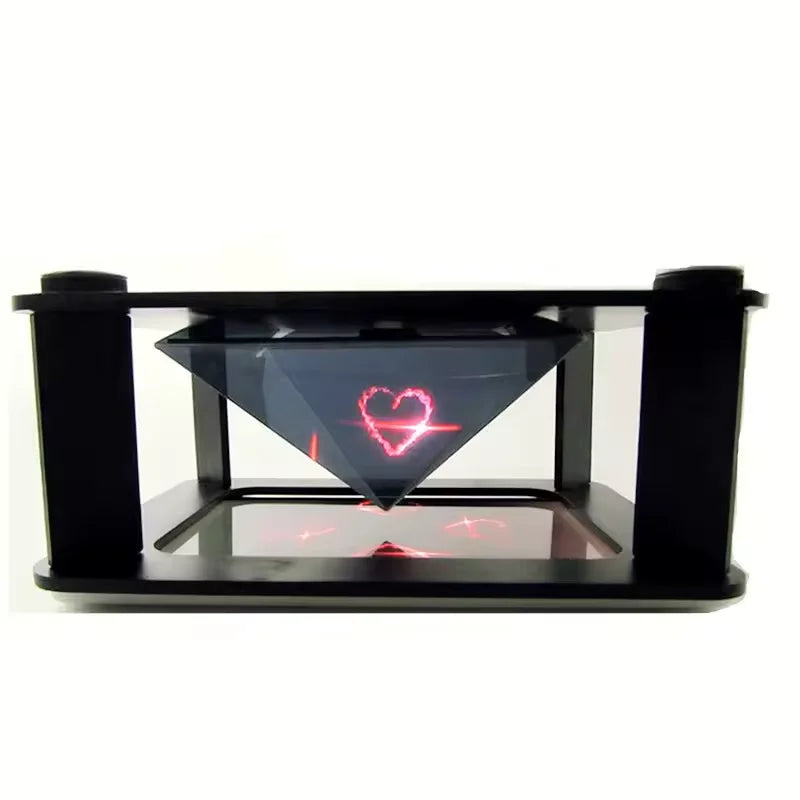 Holographic 3D Pyramid Projector with ABS+PC Material Portable for Mobile Use