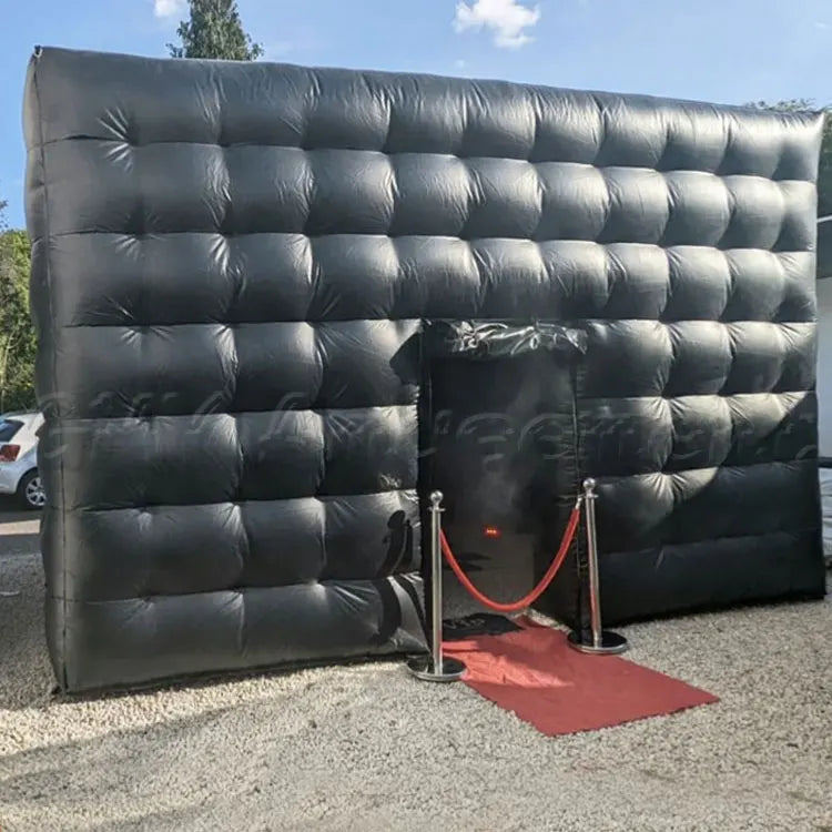 Hot Sale Portable 20ft Black Inflatable Tent Large Party LED Lighting Inflatable Nightclub