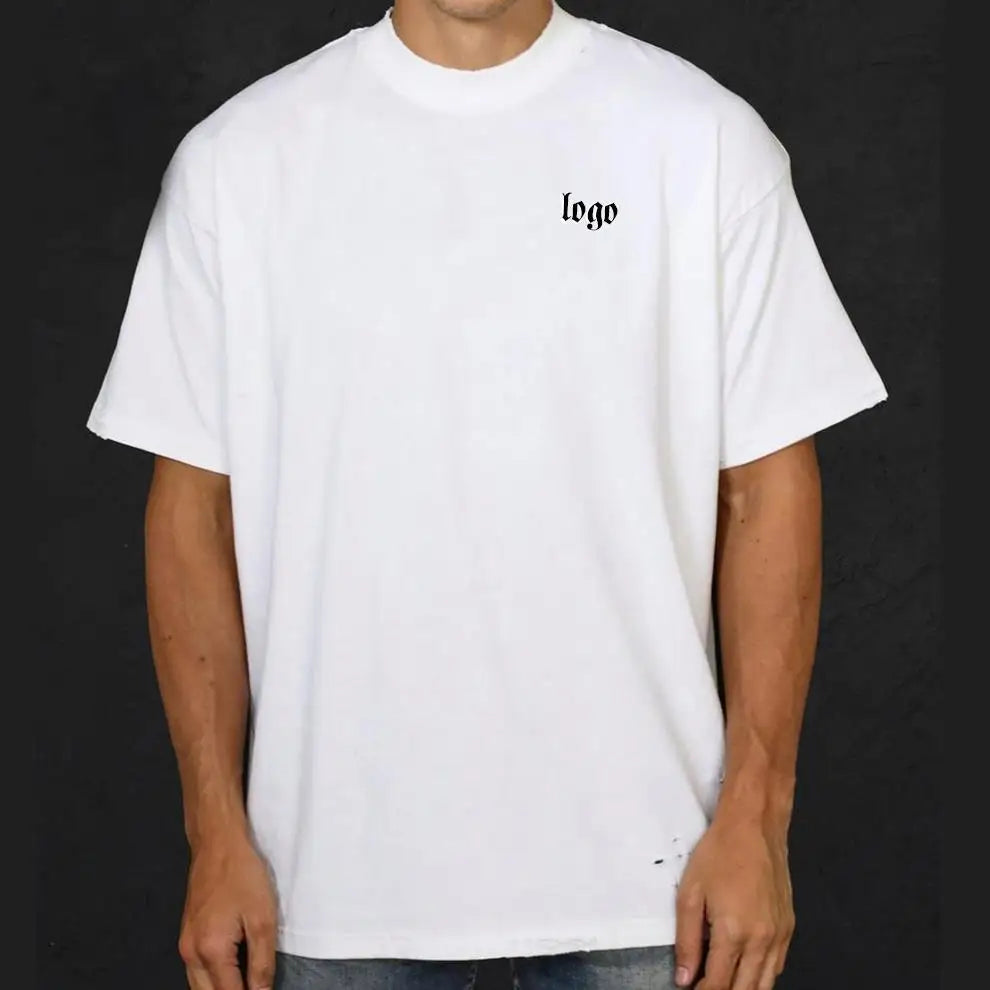 Men's 180g 7900 Custom T-Shirts High Quality 100% Premium Heavy Cotton Graphic T Shirt